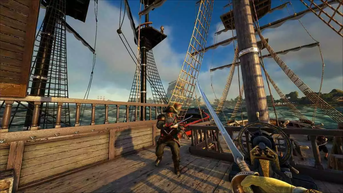 ATLAS Piraten MMO Screenshot: Piraten im Duell