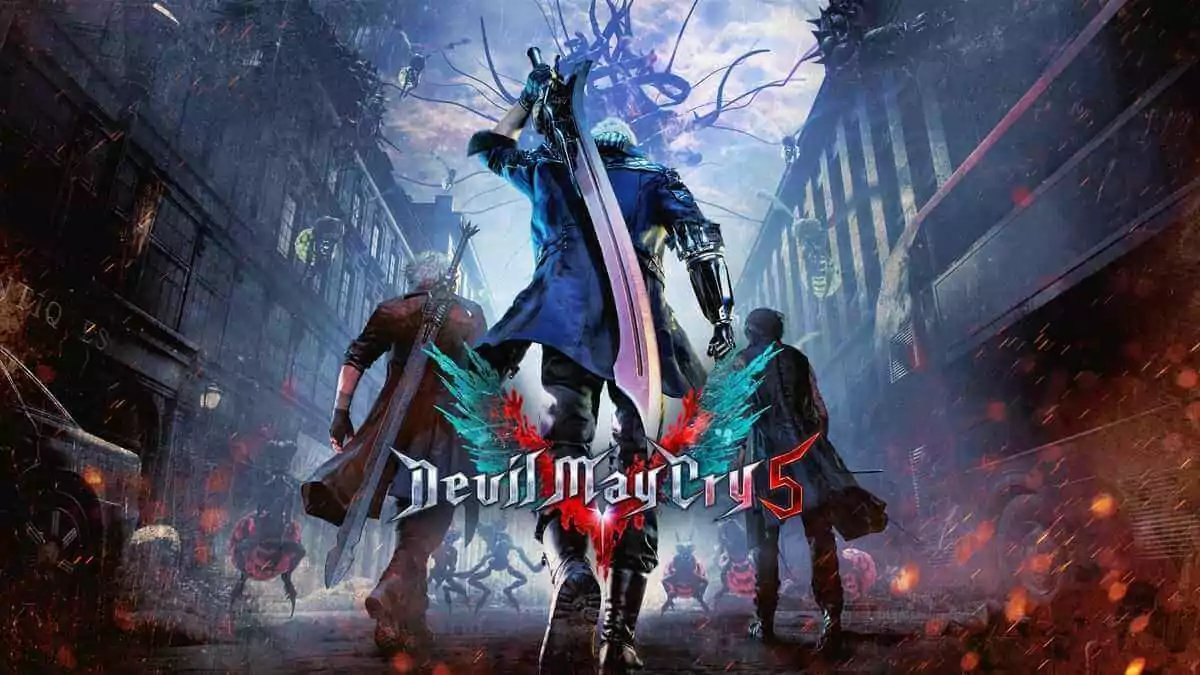 Devil May Cry 5 Cover Artwork Wallpaper
