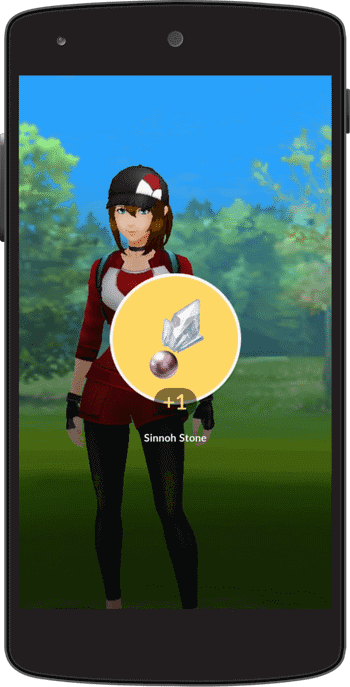 Pokémon GO Sinnoh-Stein nach einem PvP Kampf